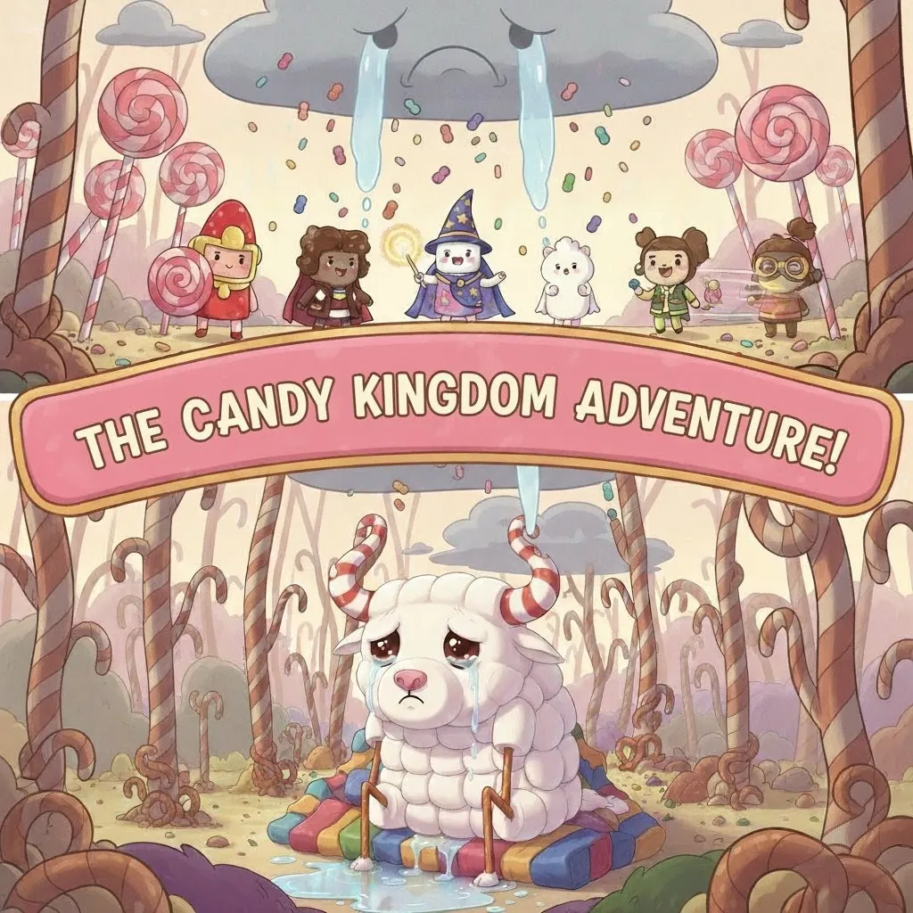 Game cover: Candy Kingdom Adventure — a colourful match-3 puzzle of sweets and candy