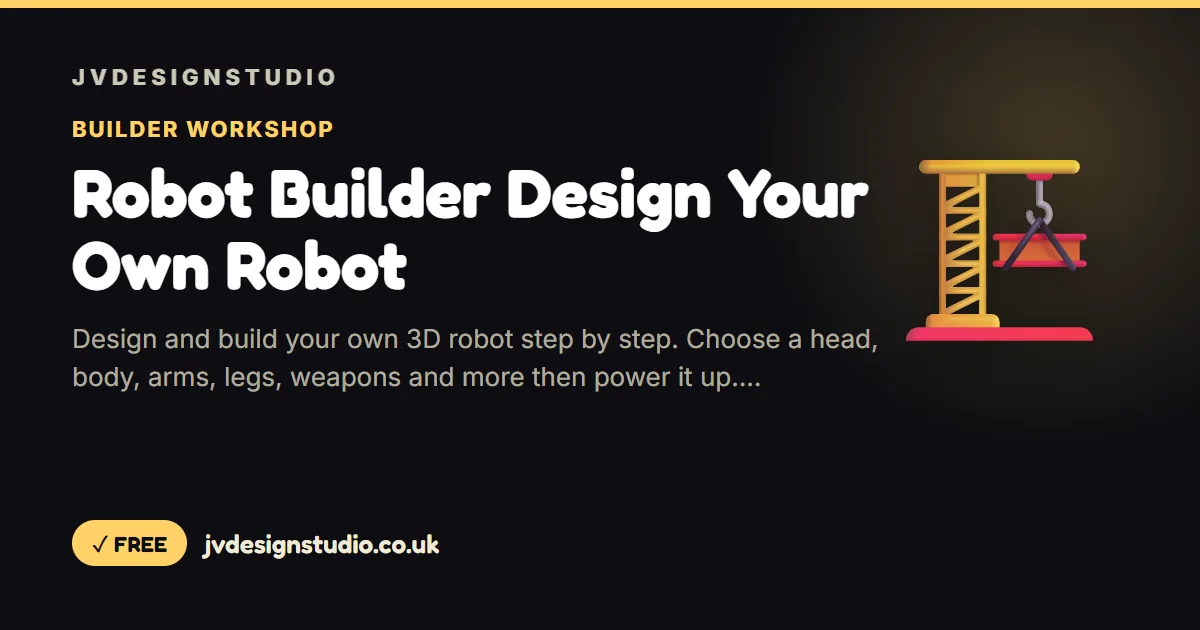 Robot Builder preview